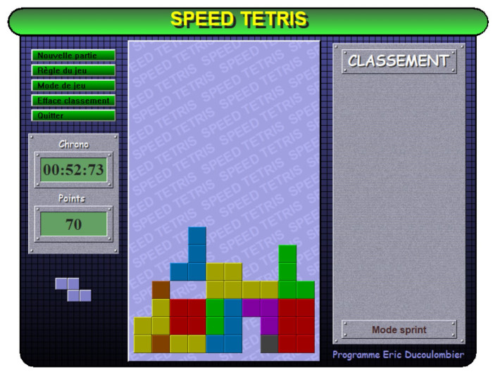 Speed Tetris